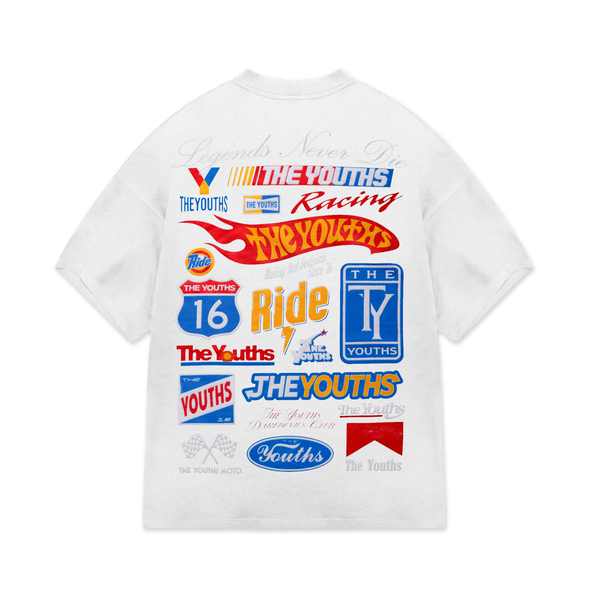 RACING TEE WHITE