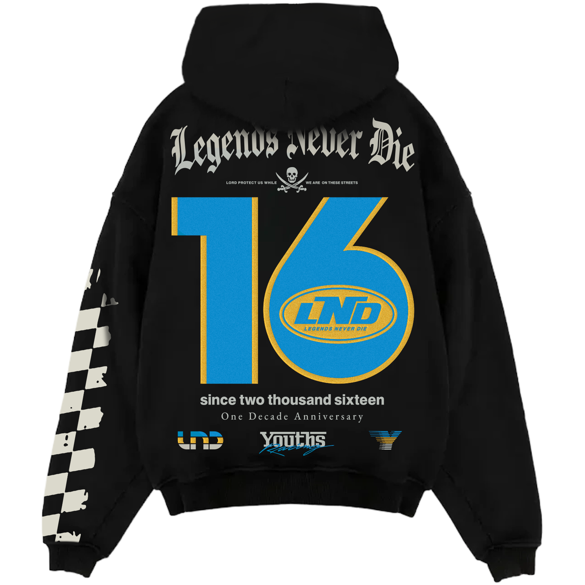 ANNIVERSARY HOODIE BLUE - Image 2