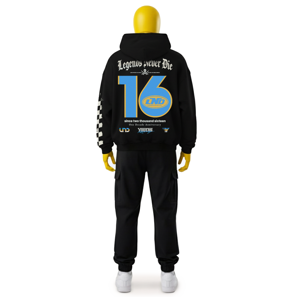 ANNIVERSARY HOODIE BLUE - Image 4