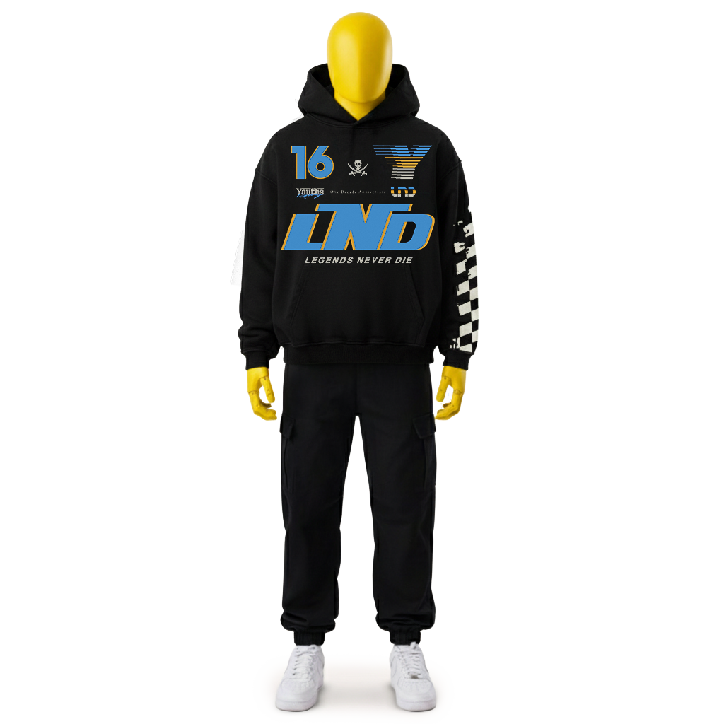 ANNIVERSARY HOODIE BLUE - Image 3